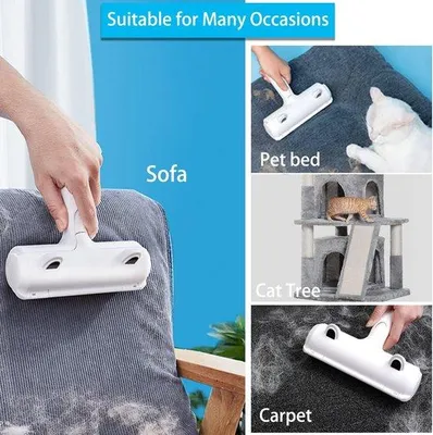 Obrázok produktu pre Prístroj na odstraňovanie chlpov pre zvieratá, modrý, ľahko sa čistí