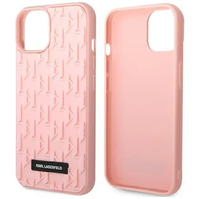 Produktbild von Karl Lagerfeld Hard Case 3D Monogram Hülle Cover für Apple iPhone 14 Plus Pink