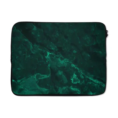 Produktbild von MuchoWow® Laptop Hülle 15 Zoll Marmor - Limette - Grün - Strukturiert - Marmoroptik Laptoptasche - Laptoptasche - Sleeve - Rundum-Schutz