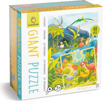 Obrázok produktu pre Ludattica Giant Puzzle - Dinosauri (48)