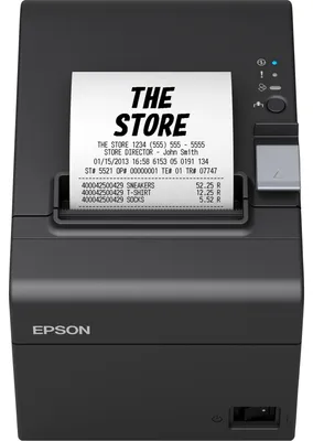 Produktbild von Bondrucker TM-T20III (schwarz, USB, RS232)