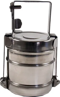 Produktbild von Edelstahl Henkelträger, Speiseträger, Lunchbox, 20*10*10 cm, Edelstahlgeschirr