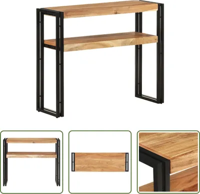 Produktbild von The Living Store Konsolentisch 90x30x75 cm Massivholz Akazie