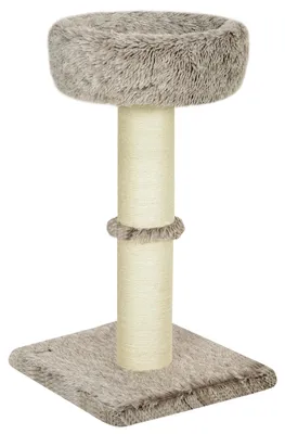 Obrázek produktu pro PawHut, kočičí strom o výšce 87 cm, s pelíškem, hnědý