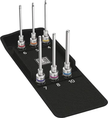 Produktbild von Wera 8740 C HF 2 Zyklop Bitnuss- Satz Innensechskant mit Haltefun