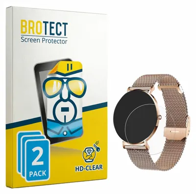 Produktbild von 2x Für Xcoast X-Watch Siona 2 Schutzfolie BROTECT Displayschutz Display Schutz Folie Klar Transparent