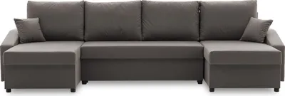 A U-shaped sofa with a chaise lounge on each side, shown from the front.