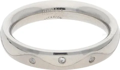 Produktbild von Boccia Damenring Titan mit Diamanten 0150-0254