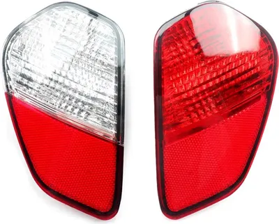 Imagen del producto de Kit de reflectores traseros Nightline – Reflectores para barras de parachoques – Juego de 2 – Para Mitsubishi Outlander (2016-2018) – Accesorios para automóviles