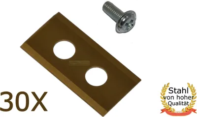 Produktbild von 30 X 3,6 CM Titan Messer für Worx Landroid WG 754 790 791 793 794 795 u.a. Mährobot