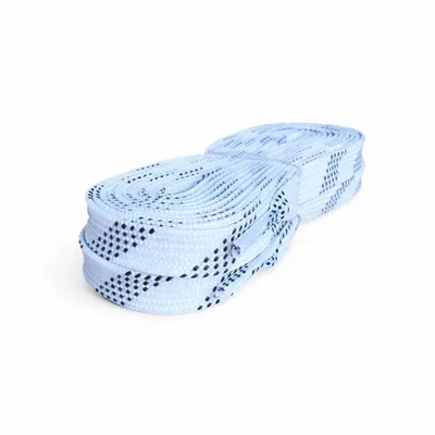 Produktbild von Schlittschuh / Eishockey Schnürsenkel - Weiss - Ungewachst - 180 cm