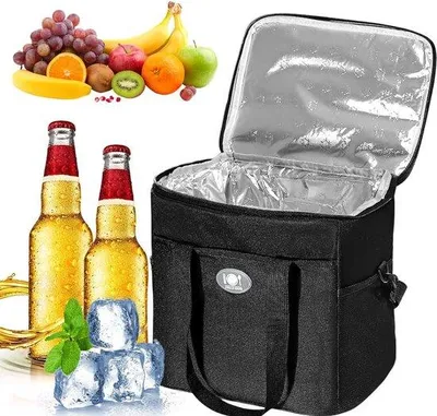 Produktbild von Kompakte Isolierbox Schwarz für Picknick und Arbeit
