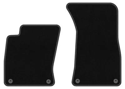 Productafbeelding van Velours voormatten voor Audi A8 D3 2002-2009 – 2-delig, zwart, op maat – Wielganizator BASIC
