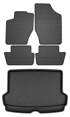 Immagine prodotto di Tappetini gomma SolidPRO + bagagliaio per Peugeot 307 2001-2007 5 pezzi