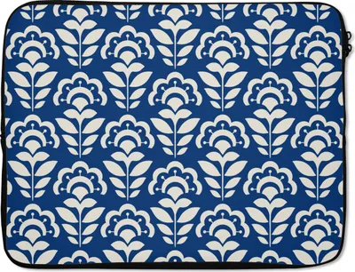 Produktbild von MuchoWow® Laptop Hülle 15 Zoll Sonnenblume - Blau - Design Laptoptasche - Laptoptasche - Sleeve - Rundum-Schutz