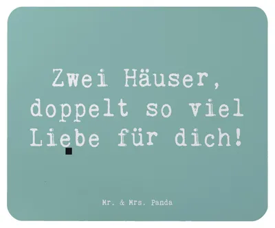 Produktbild von Mr. & Mrs. Panda Mauspad Spruch Trennung von den Eltern - Meeresbrise - Geschenk, Zuversicht, Mut, Mousepad, Trost, Vertrauem, Familienliebe, Mouse Pad, computer, laptop