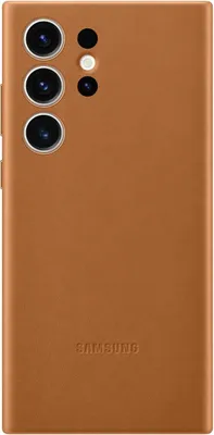 Obrázek produktu pro Samsung Originální kožené pouzdro Samsung Galaxy S23 Ultra Camel