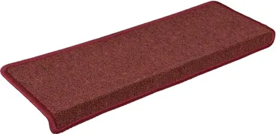 Immagine prodotto di Tappetini per scale 30 pz 65x21x4 cm Bordeaux bordo rettangolare
