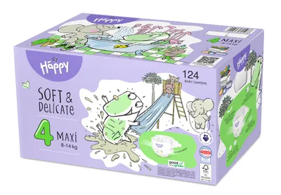Produktbild von BELLA Baby Happy Maxi Box (124 ks)