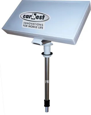 Produktbild von Carbest Manuelle Flachantenne HD, Einbaumast, Skew- Anpassung, LNB für Wohnmobil