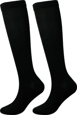 Produktbild von INF XXL Kompressionsstrümpfe für Männer & Frauen (Schuhgröße 44+) Schwarz M