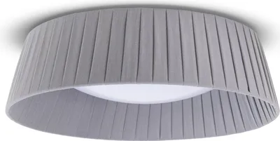 Produktbild von Deckenlampe Esstisch Deko Wohnzimmer Modern Büro Rund Lampenschirm Stoff E27