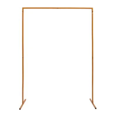 Obrázek produktu pro Svatební oblouk Rose Arch Stand se základnami, snadná montáž 6,6 x 4,9 Foot Square Garden Arch Metal Abor pro svatby Party Event Decoration (Yellow)