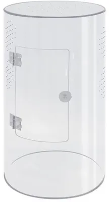 Productafbeelding van Repto Clear cilinder terrarium 20 x 20 x 35 cm voor kleine terrariumdieren