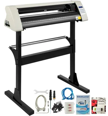 Imagen del producto de Cortadora de vinilo - Máquina de corte de vinilo - Cortadora - Plotter - Fabricante de pegatinas - Ancho de corte de 28 pulgadas