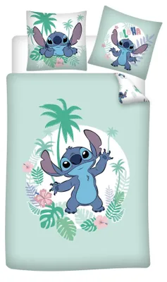 Obrázok produktu pre Lilo & Stitch 2-dielna súprava posteľnej bielizne 140x200cm 65x65cm