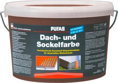 Produktbild von PUFAS Dach- und Sockelfarbe - havanna 953 - 5 Liter