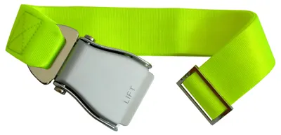 Productafbeelding van Skybelt vliegtuigriem, zilver/neon geel, riem