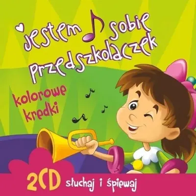 Obrázek produktu pro Jsem malá školkačka. Barevné pastelky CD – Barbara Pliszak
