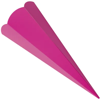 Immagine prodotto di folia 92523 folia scuola cono di taglio, a 6 angoli, 680 mm, rosa