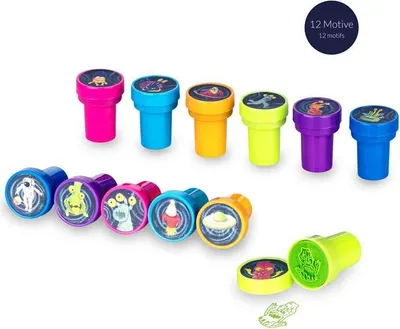 Produktbild von Trendhaus SPACE ADVENTURE Stempel 12fach sortiert