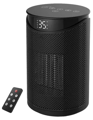 PTC-Heizlüfter 1500 W, Thermostat, ECO, schwarz