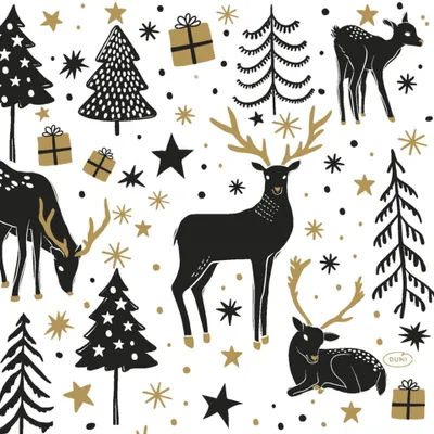 Immagine prodotto di Tovaglioli Duni Magic Winter 33x33 cm