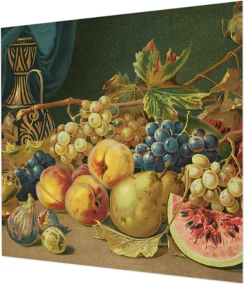 Zdjęcie produktu dla Tapeta ścienna – tapeta dekoracyjna do salonu – folia tapetowa do dekoracji ścian – 250 x 250 cm – Owocowy urok