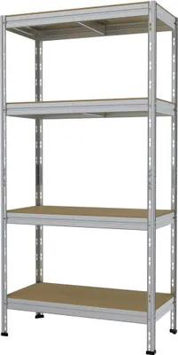 Produktbild von Schwerlastregal 180 x 90 x 45 cm 4 Holzböden 1.000 kg