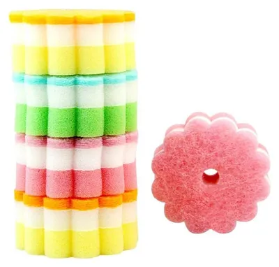 Produktbild von Set mit 10 Spülschwämmen für die Küche, Reinigungsschwämme, Spülschwämme