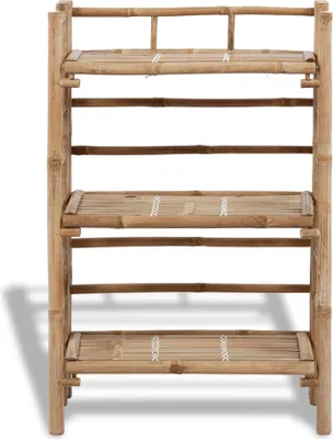 Immagine prodotto di vidaXL Supporto per piante a 3 ripiani in bambù