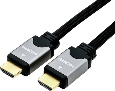 Immagine prodotto di ROLINE Cavo HDMI ad alta velocità con Ethernet, ST-ST, nero / argento, 10 m