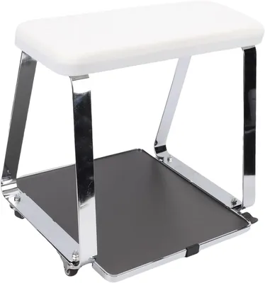 Productafbeelding van Pedicure Voet Trolley - Voet Badkar - Schoonheidsbehandelingen - Traagschuimkussen - 36x32.5cm - Zwart