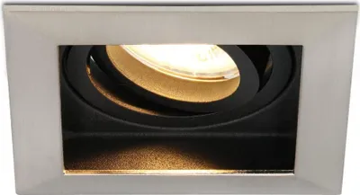 Produktbild von hoftronic LED Einbaustrahler 4W 2700K GU10 Schwenkbar Edelstahl