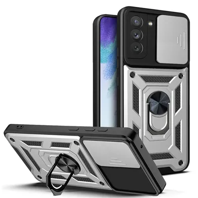 Produktbild von Handyhülle Für Samsung S21 FE Handy Tasche Hülle Outdoor Case TPU Silikon Bumper