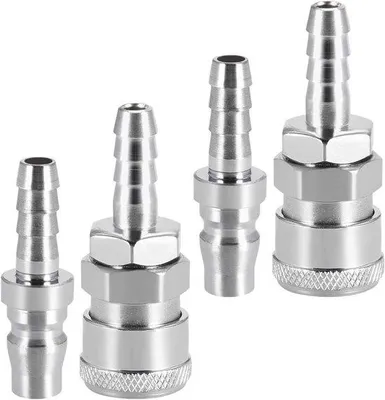 Zdjęcie produktu dla 4 rury gazowe miedziane 8 mm z szybkozłączką do przyczepy kempingowej, grilla