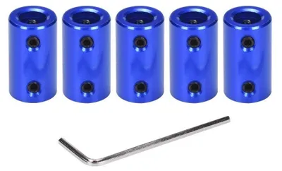 Aluminium-Kupplung 5mm auf 8mm, 5 Stück, für 3D-Drucker & CNC