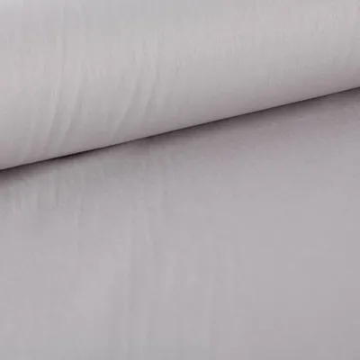 Produktbild von Baumwollstoff Popeline Meterware uni hellgrau – breit, weich 1,50m
