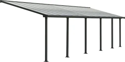 Produktbild von Palram - Canopia Aluminium Terrassenüberdachung Olympia Anthrazit 295x860x305 cm