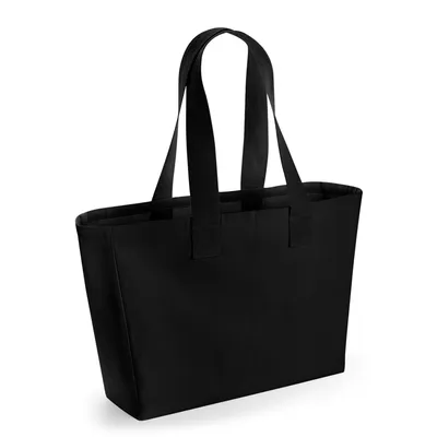 Immagine prodotto di Westford Mill - Borsa per la spesa, in tela, per tutti i giorni BC5244 (taglia unica) (nero)